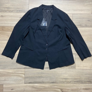 Lane Bryant Women's Blazer Jacket The Allie Sexy Stretch Size 28 Black‎